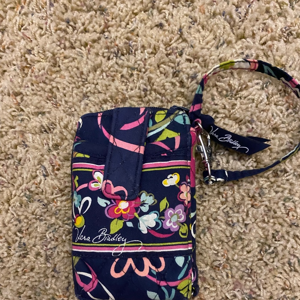 Lightly Used Vera Bradley Phone and Wallet Wristlet